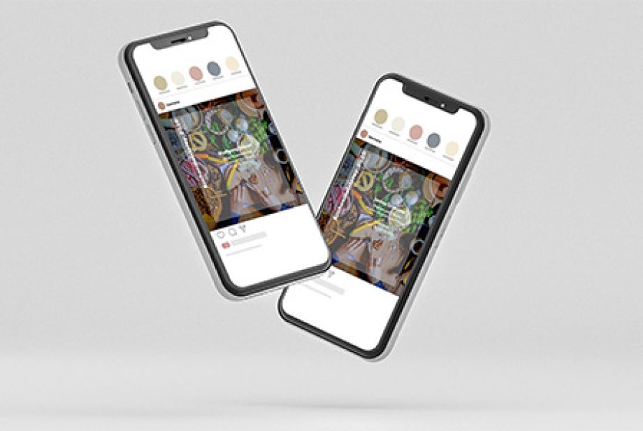 mobile mockup for küchenmeisterey