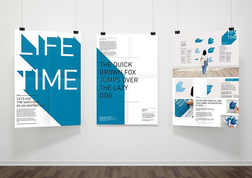 mockup posters for annual exhibition