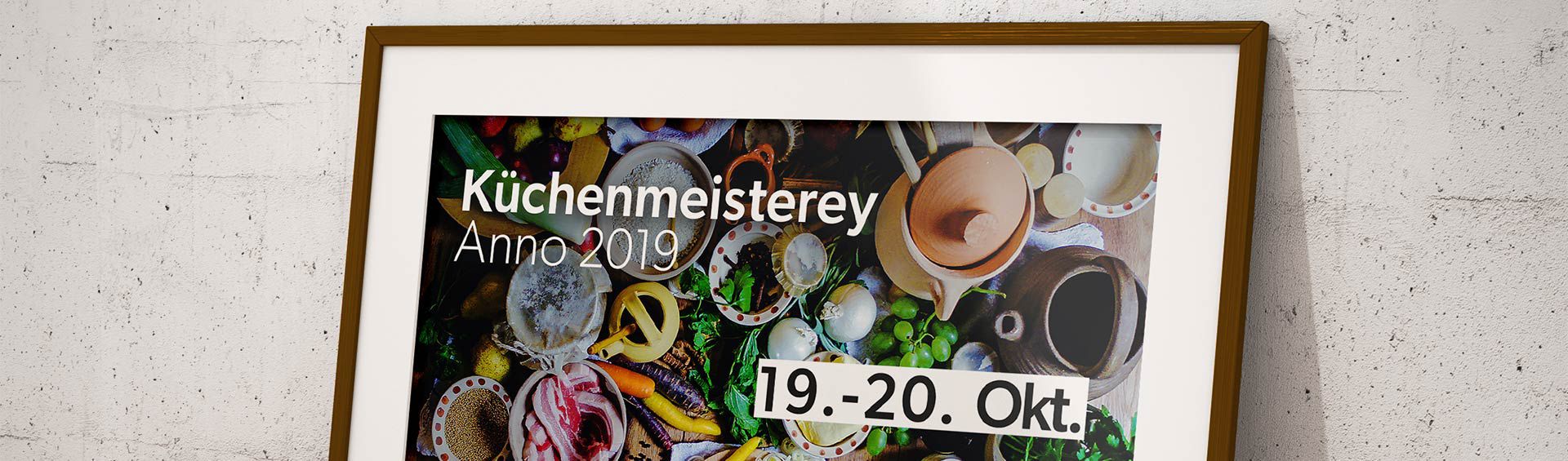 poster design for küchenmeisterey anno 2019