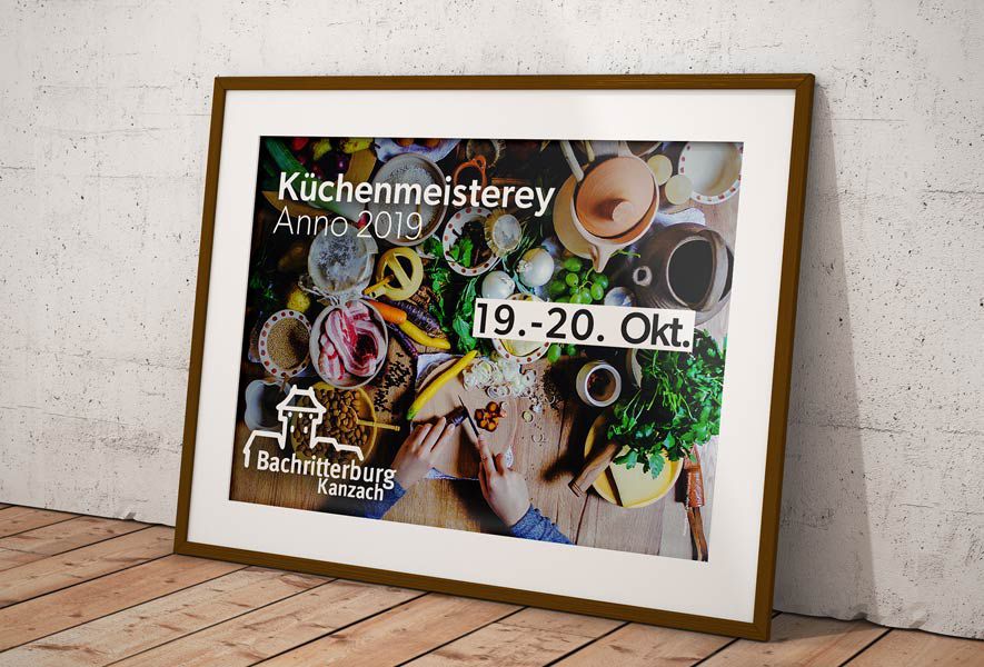 horizontal poster for küchenmeistery anno 2019